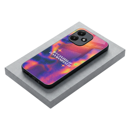 Power Within stylish phone case for redmi 12 5g | glossy glass and slim fit