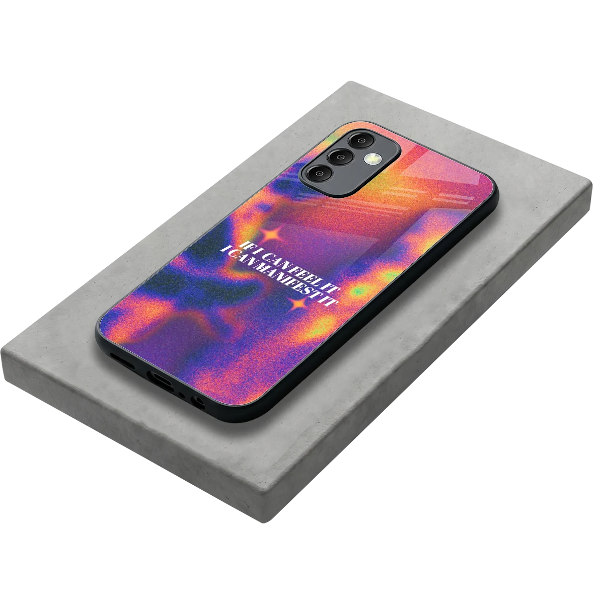 Power Within stylish phone case for samsung galaxy m14 5g | glossy glass and slim fit