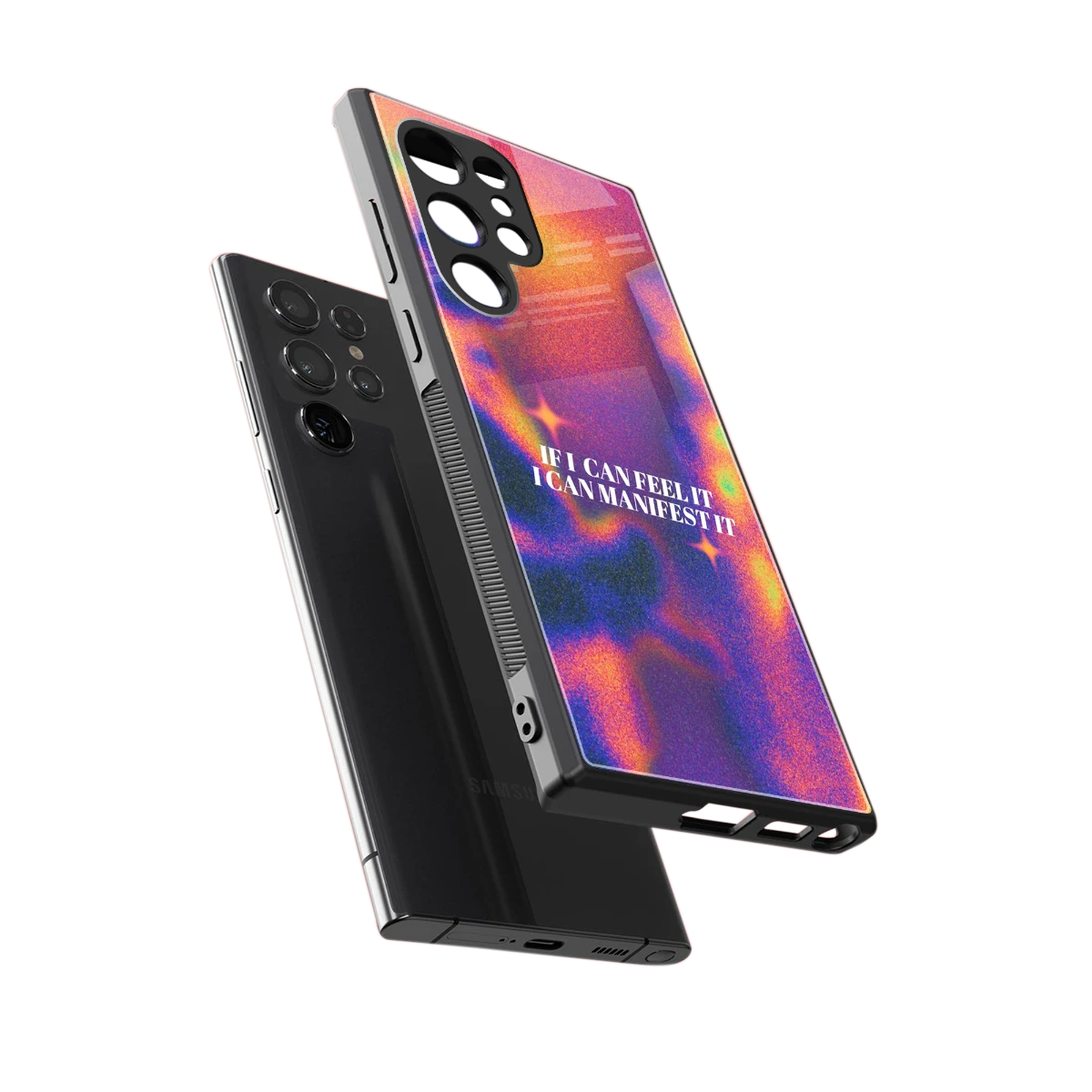 Power Within sleek samsung galaxy s23 ultra cover with tempered glass back and TPU edges