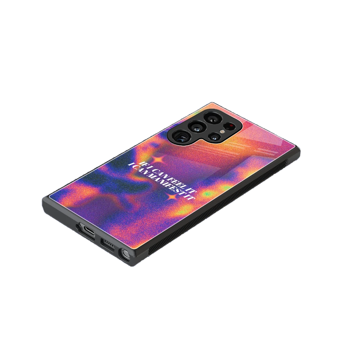 Power Within stylish phone case for samsung galaxy s24 ultra | glossy glass and slim fit