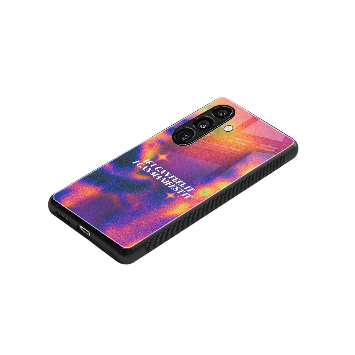 Power Within stylish phone case for samsung galaxy s25 | glossy glass and slim fit