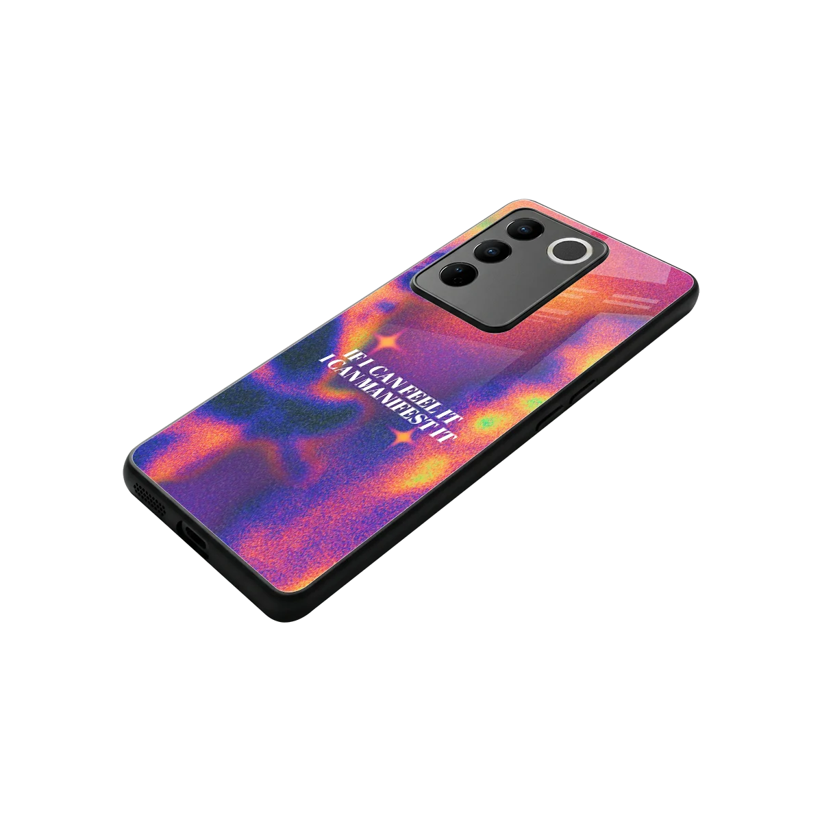 Power Within stylish phone case for vivo v27 5g | glossy glass and slim fit