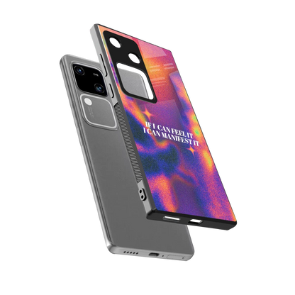 Power Within sleek vivo v30 cover with tempered glass back and TPU edges
