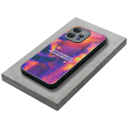 Power Within stylish phone case for vivo v70 | glossy glass and slim fit