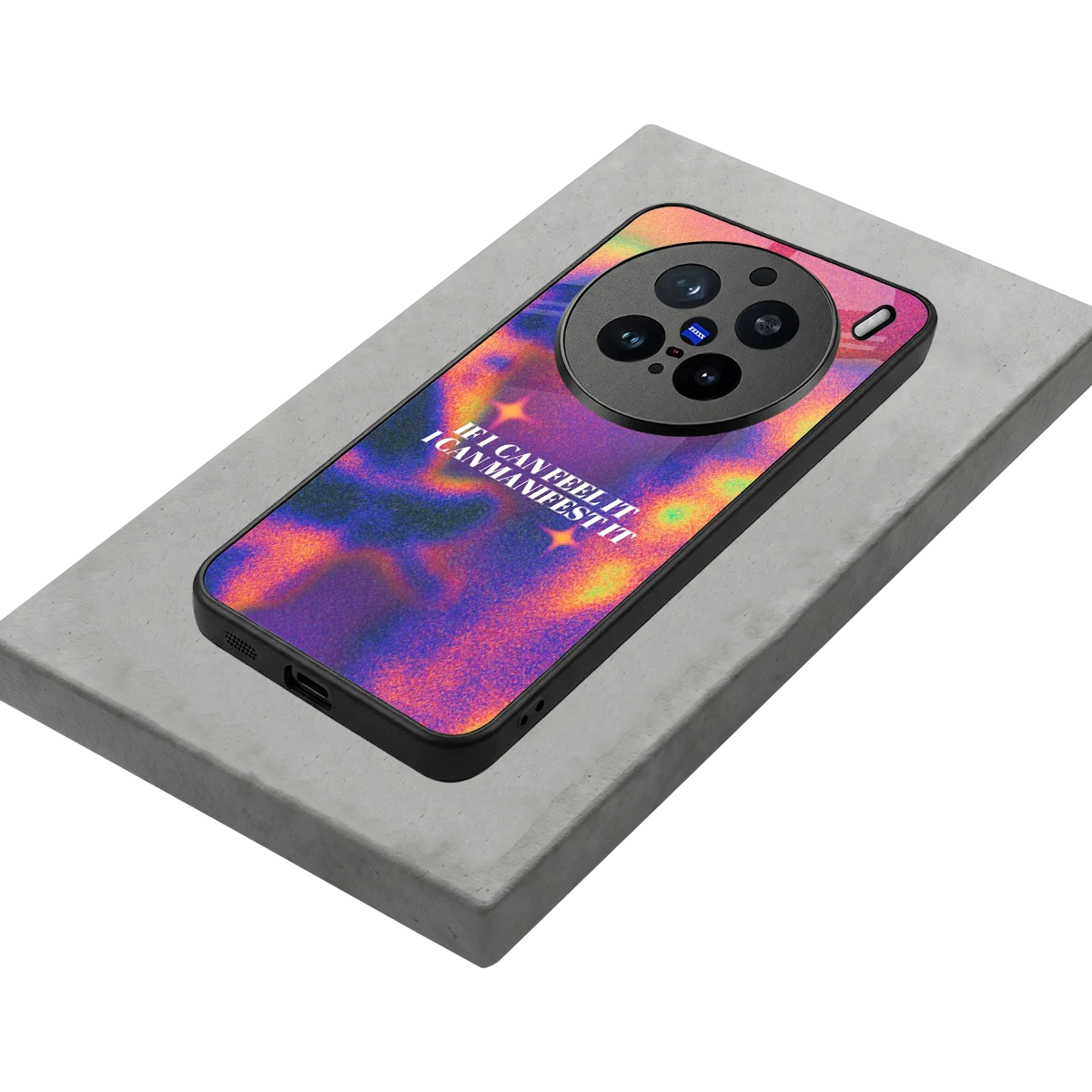 Power Within stylish phone case for vivo x200 pro | glossy glass and slim fit