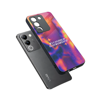 Power Within sleek vivo y200 5g cover with tempered glass back and TPU edges