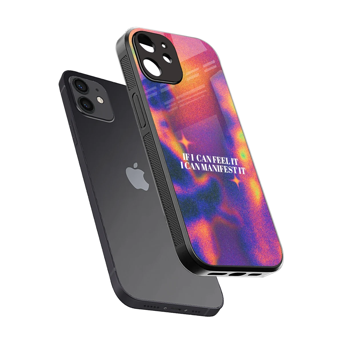 Power Within sleek iphone 11 cover with tempered glass back and TPU edges