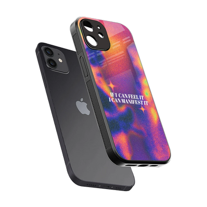 Power Within sleek iphone 11 cover with tempered glass back and TPU edges