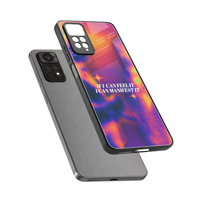 Power Within sleek redmi note 11 pro cover with tempered glass back and TPU edges