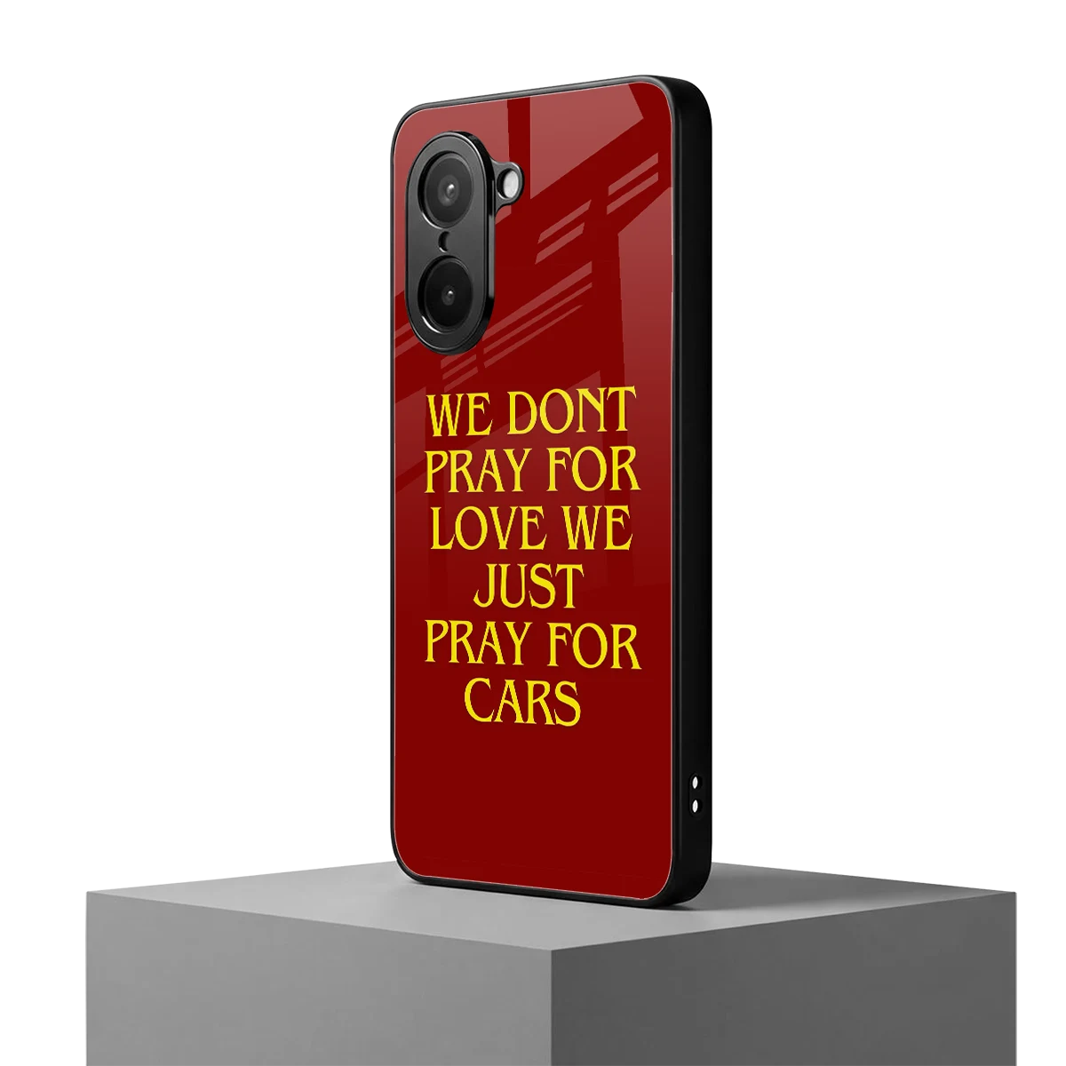 Pray For Cars oneplus nord ce5 5g mobile cover | shockproof glass phone case