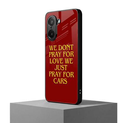 Pray For Cars oneplus nord ce5 5g mobile cover | shockproof glass phone case