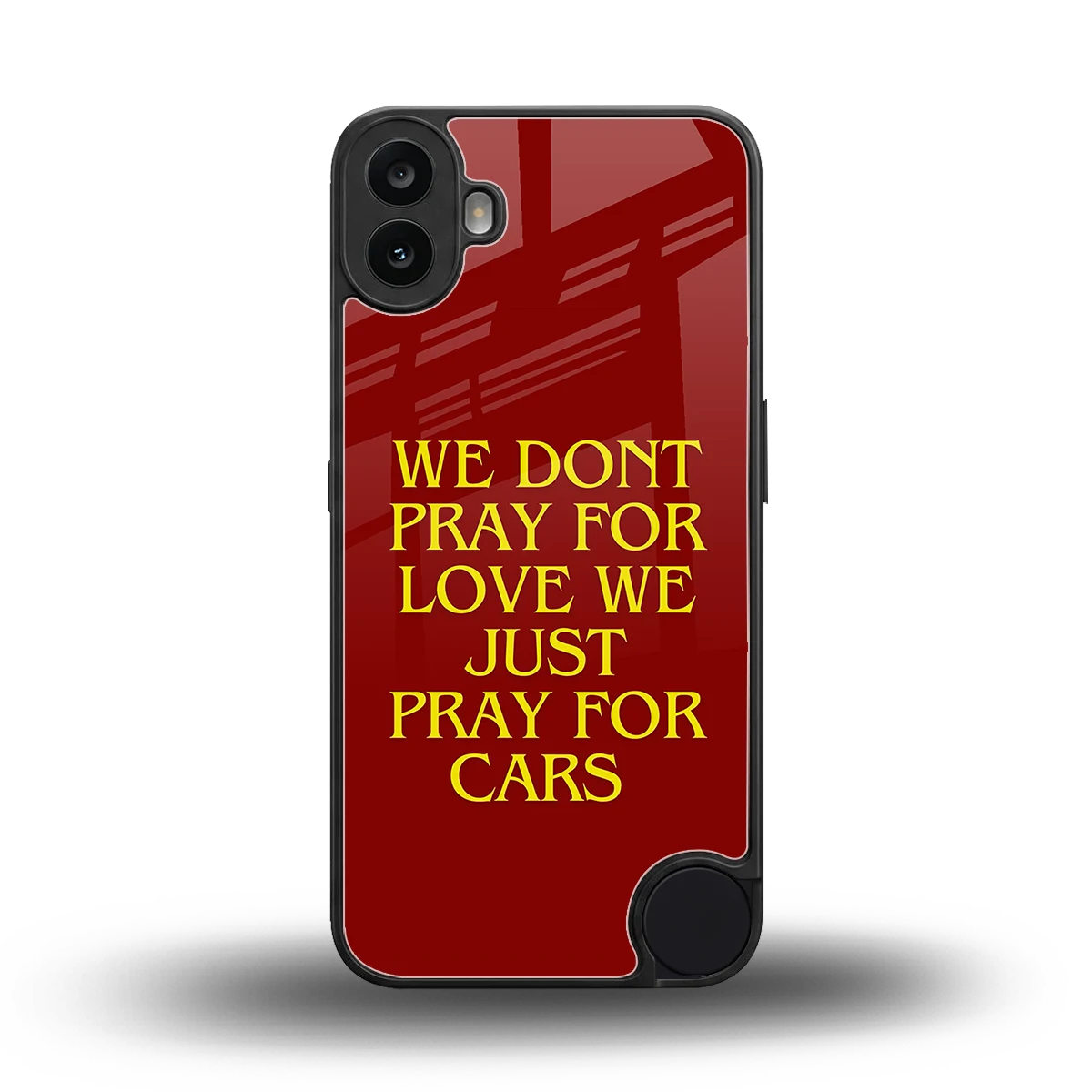 Pray For Cars back phone cover | glass case for cmf nothing phone 1