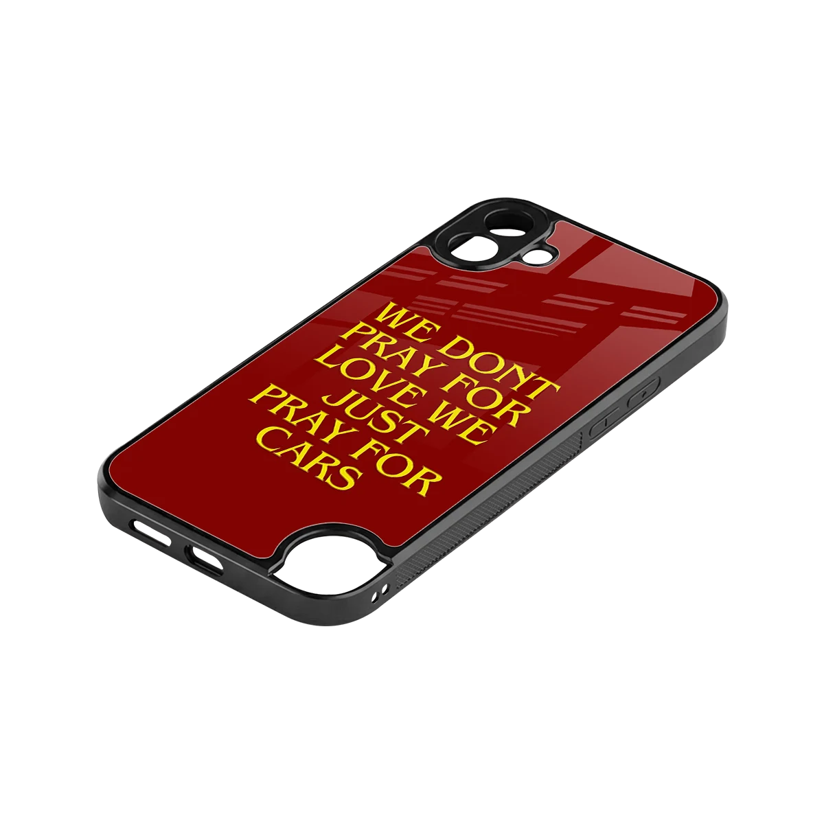 Pray For Cars stylish phone case for cmf nothing phone 1 | glossy glass and slim fit
