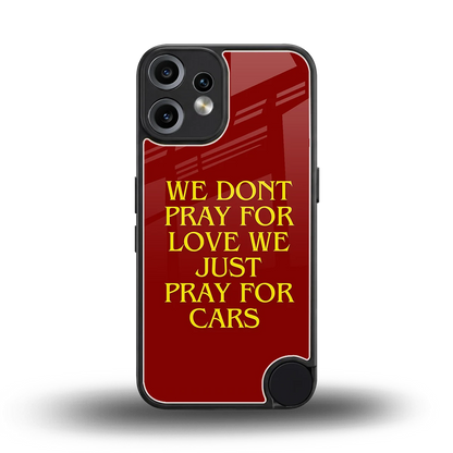 Pray For Cars back phone cover | glass case for cmf nothing phone 2 pro