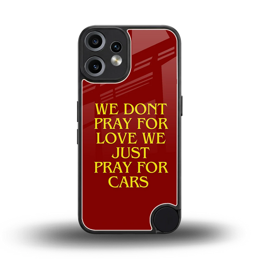 Pray For Cars back phone cover | glass case for cmf nothing phone 2 pro