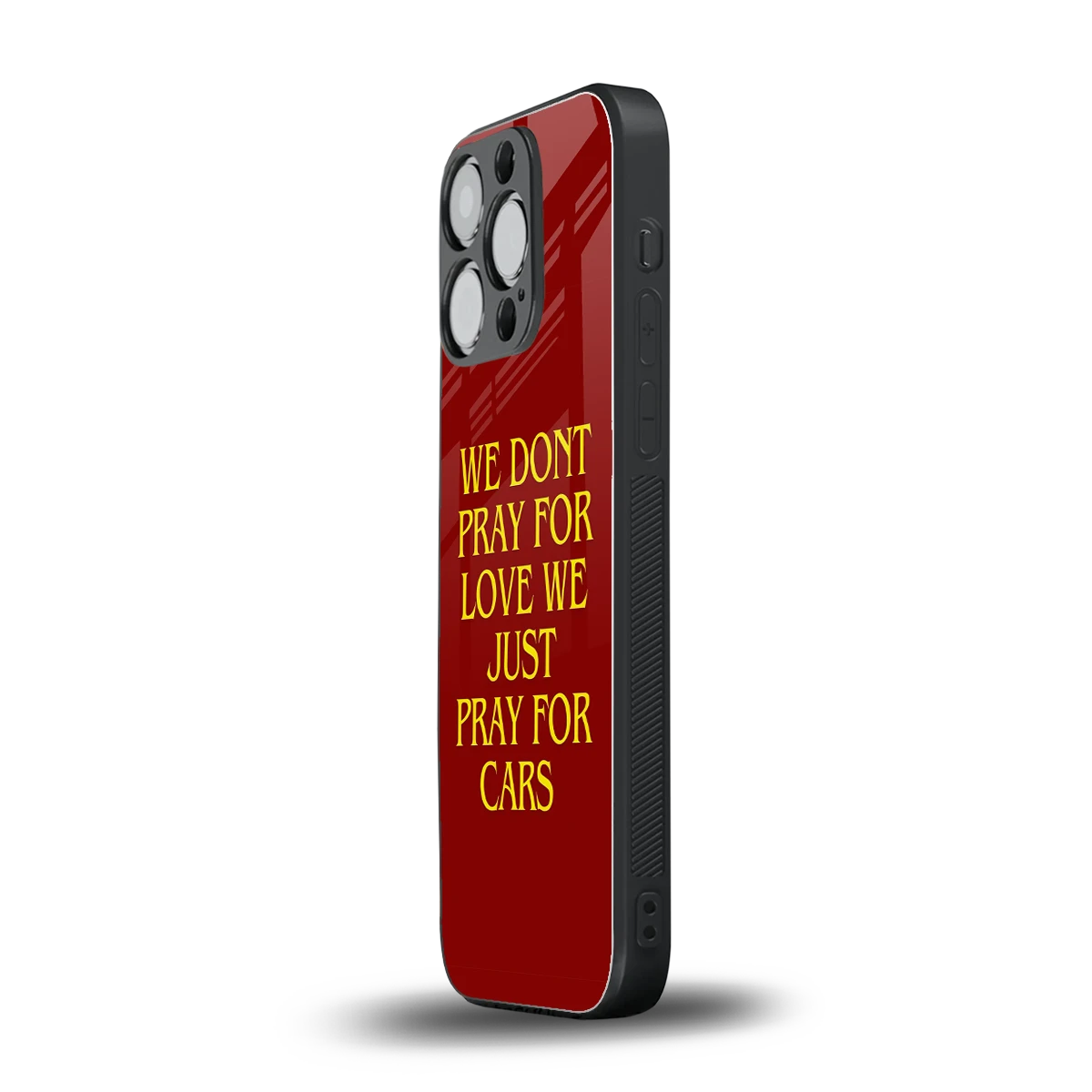 Pray For Cars iphone 13 pro mobile cover | shockproof glass phone case