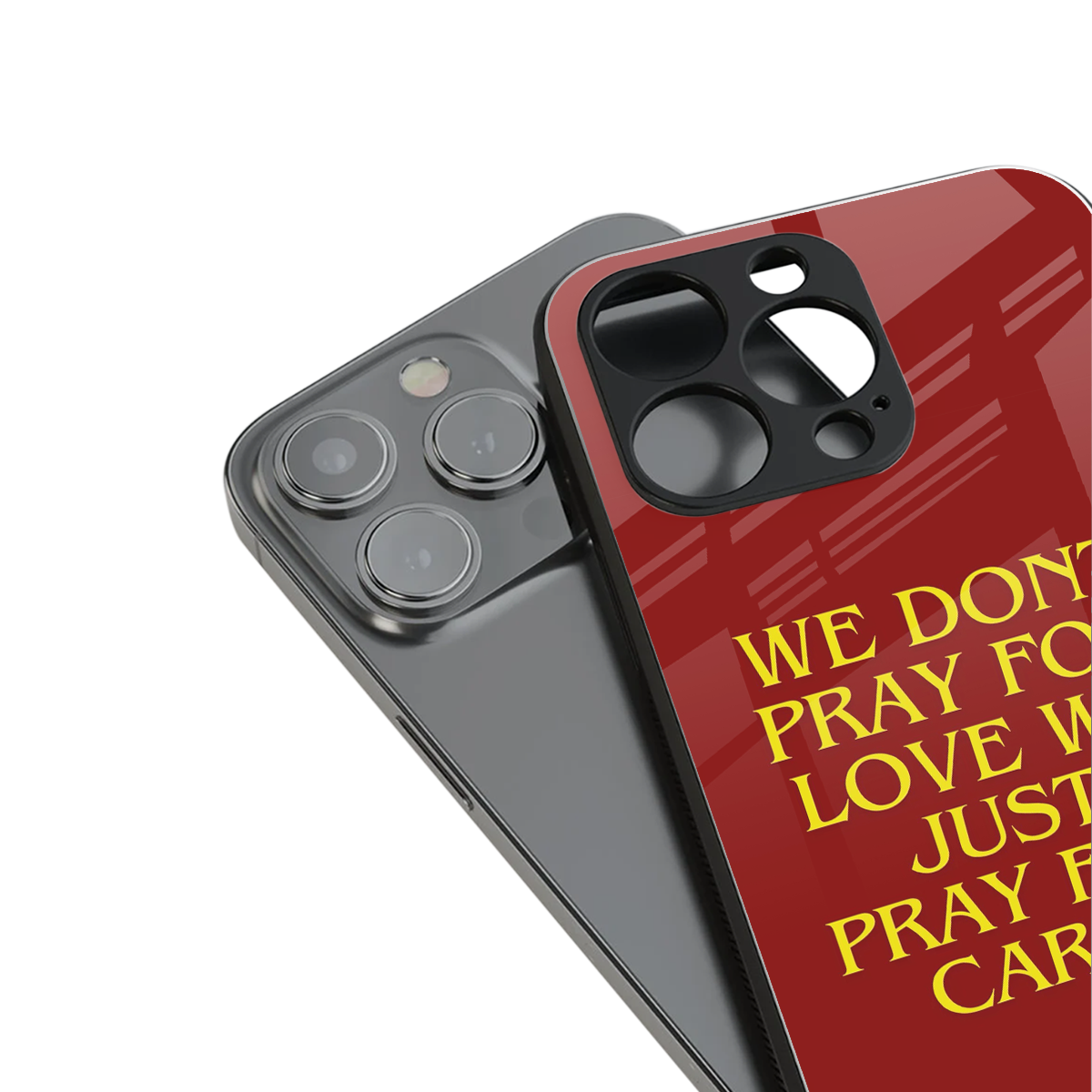 Pray For Cars Phone Case for Iphone 16 | Glass Case