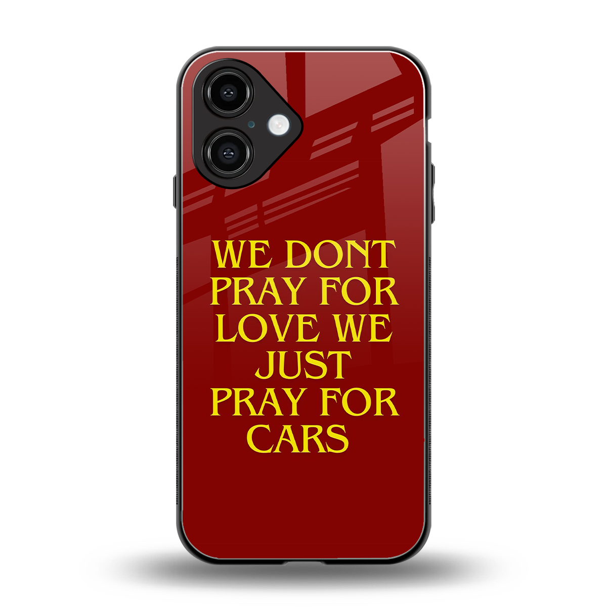 Pray For Cars Phone Case for Iphone 16 | Glass Case