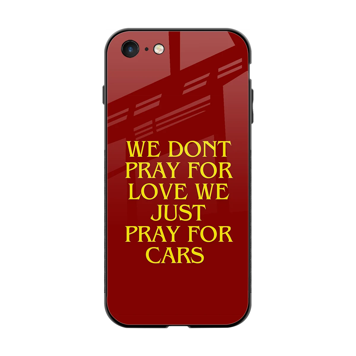 Pray For Cars back phone cover | glass case for iphone 7