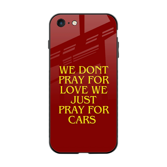Pray For Cars back phone cover | glass case for iphone 7