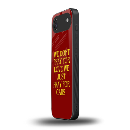 Pray For Cars iphone air mobile cover | shockproof glass phone case