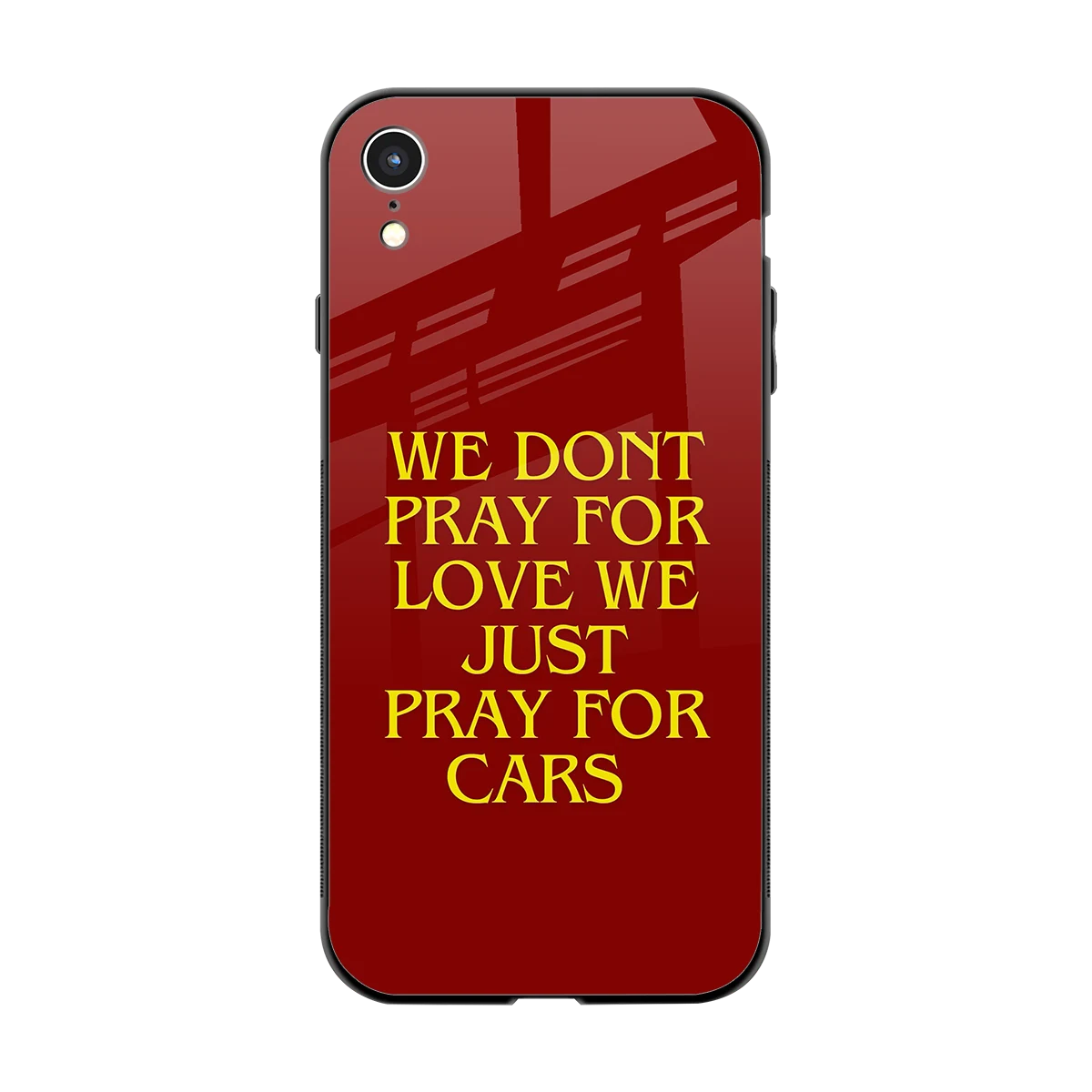 Pray For Cars back phone cover | glass case for iphone xr