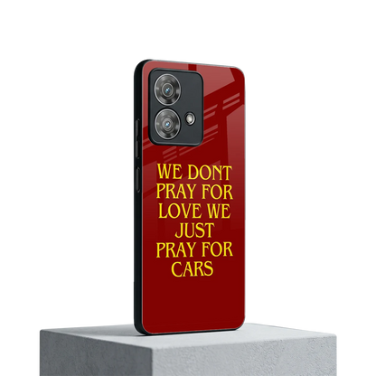 Pray For Cars motorola edge 40 neo 5g mobile cover | shockproof glass phone case