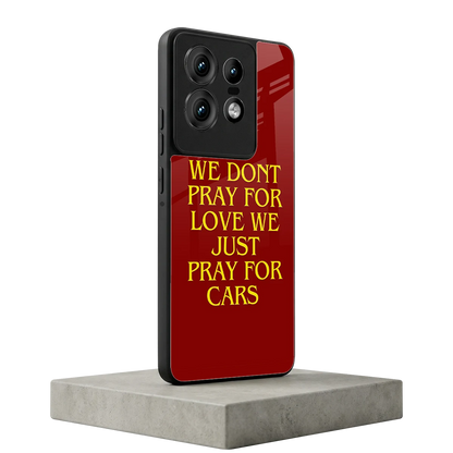 Pray For Cars motorola edge 50 pro mobile cover | shockproof glass phone case