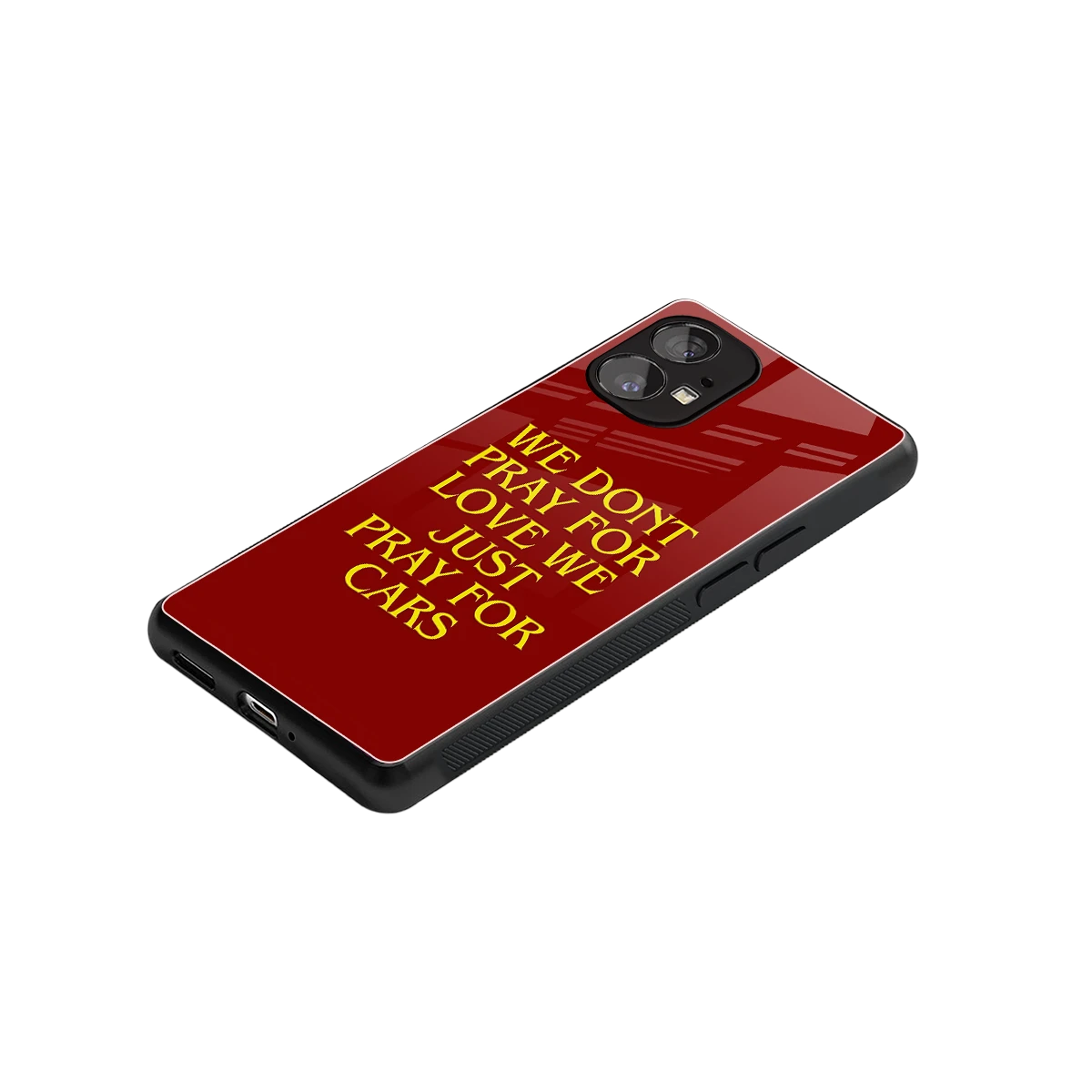 Pray For Cars stylish phone case for nothing phone 1 | glossy glass and slim fit