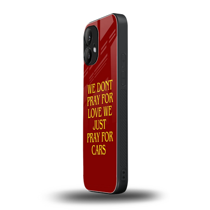 Pray For Cars nothing phone 2 mobile cover | shockproof glass phone case