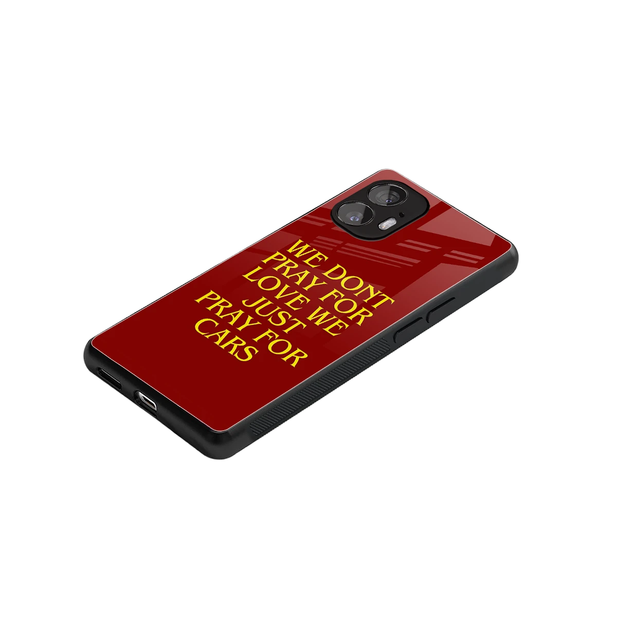 Pray For Cars stylish phone case for nothing phone 2 | glossy glass and slim fit