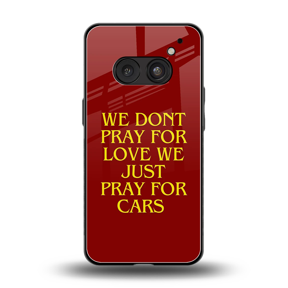 Pray For Cars back phone cover | glass case for nothing phone 2a