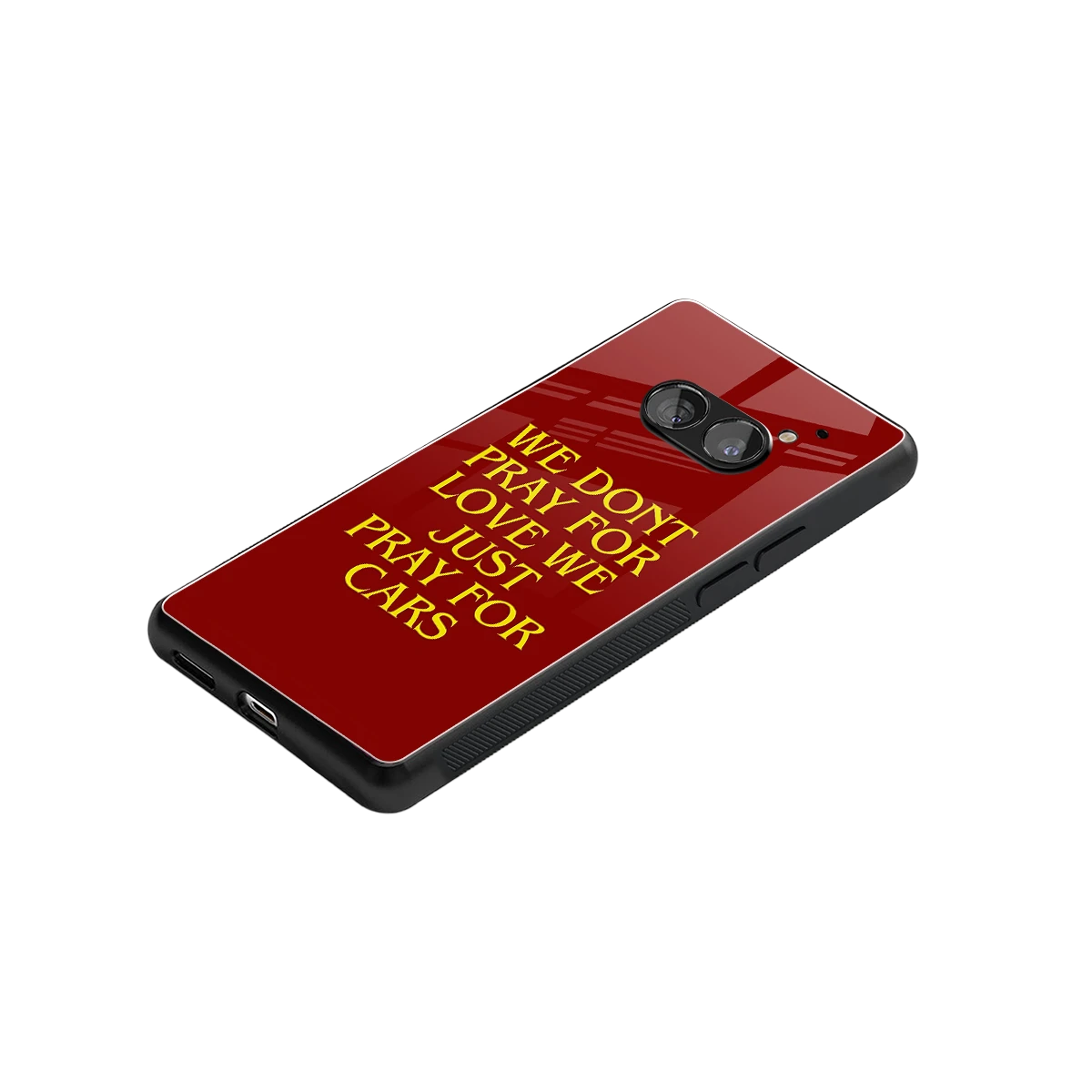 Pray For Cars stylish phone case for nothing phone 2a | glossy glass and slim fit