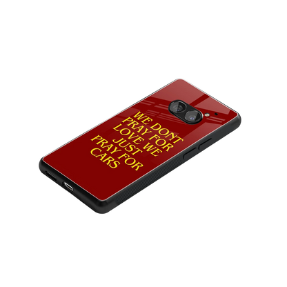 Pray For Cars stylish phone case for nothing phone 2a plus | glossy glass and slim fit