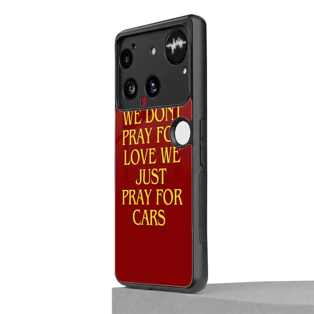 Pray For Cars nothing phone 3 mobile cover | shockproof glass phone case
