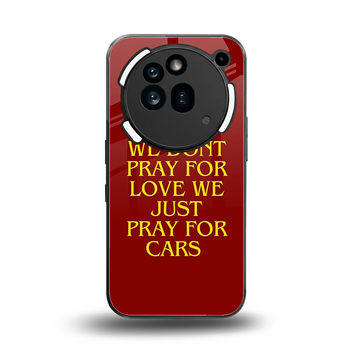 Pray For Cars back phone cover | glass case for nothing phone 3a pro
