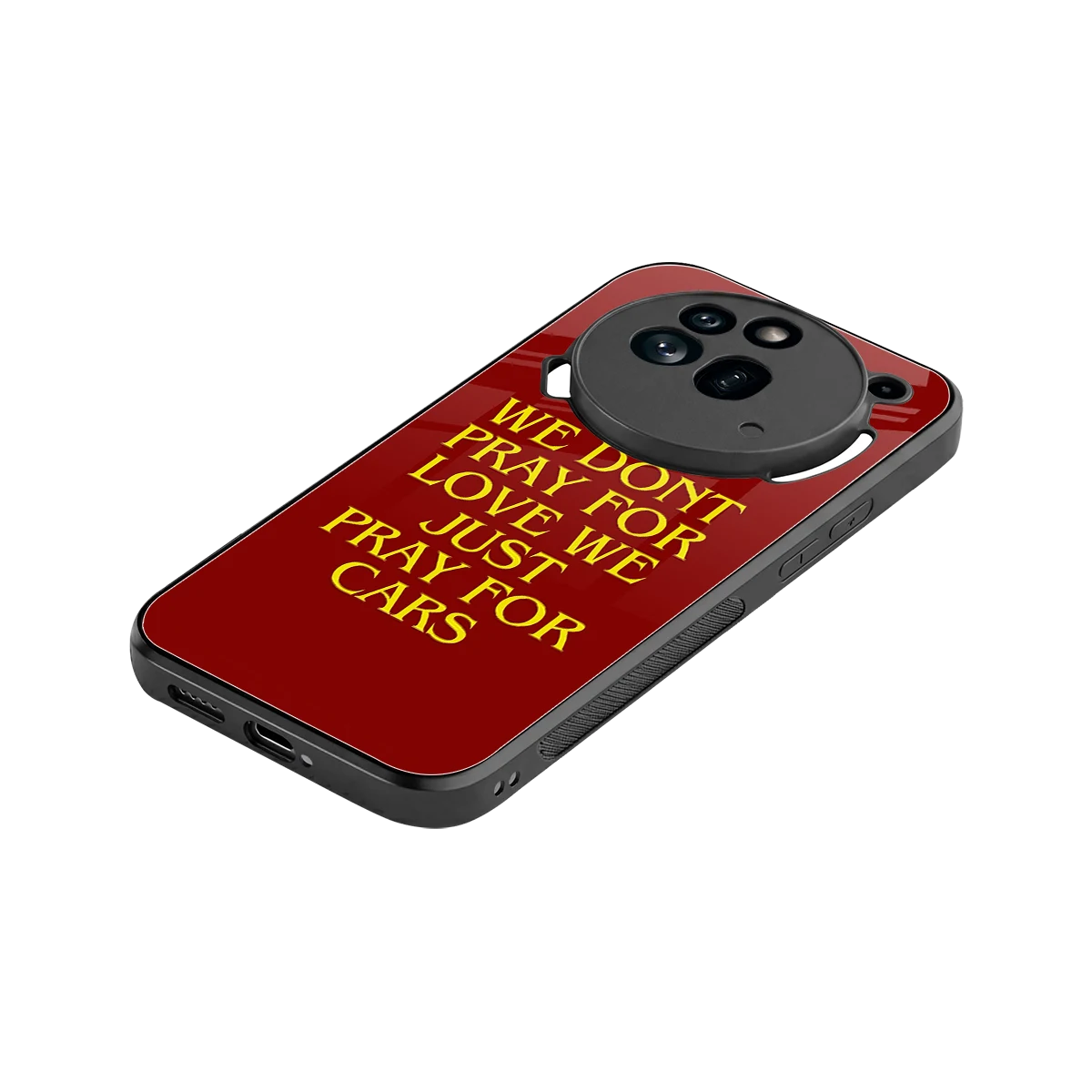 Pray For Cars stylish phone case for nothing phone 3a pro | glossy glass and slim fit