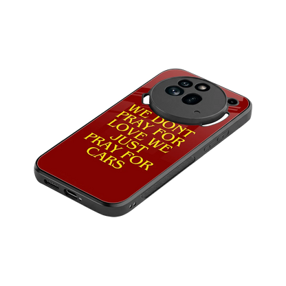 Pray For Cars stylish phone case for nothing phone 3a pro | glossy glass and slim fit