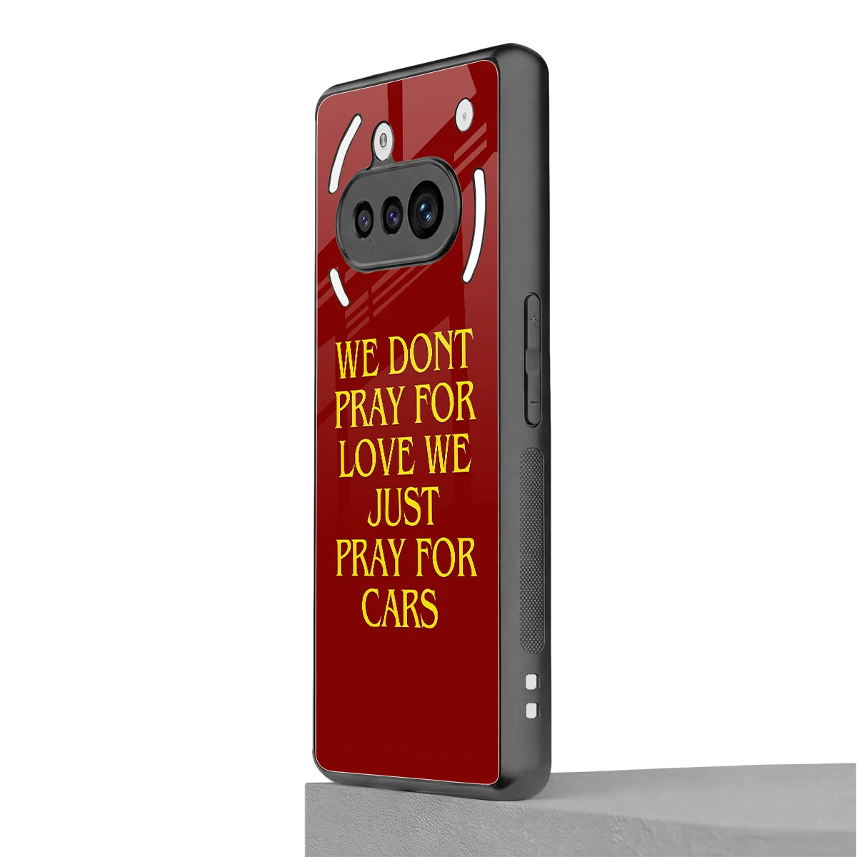 Pray For Cars nothing phone 3a mobile cover | shockproof glass phone case