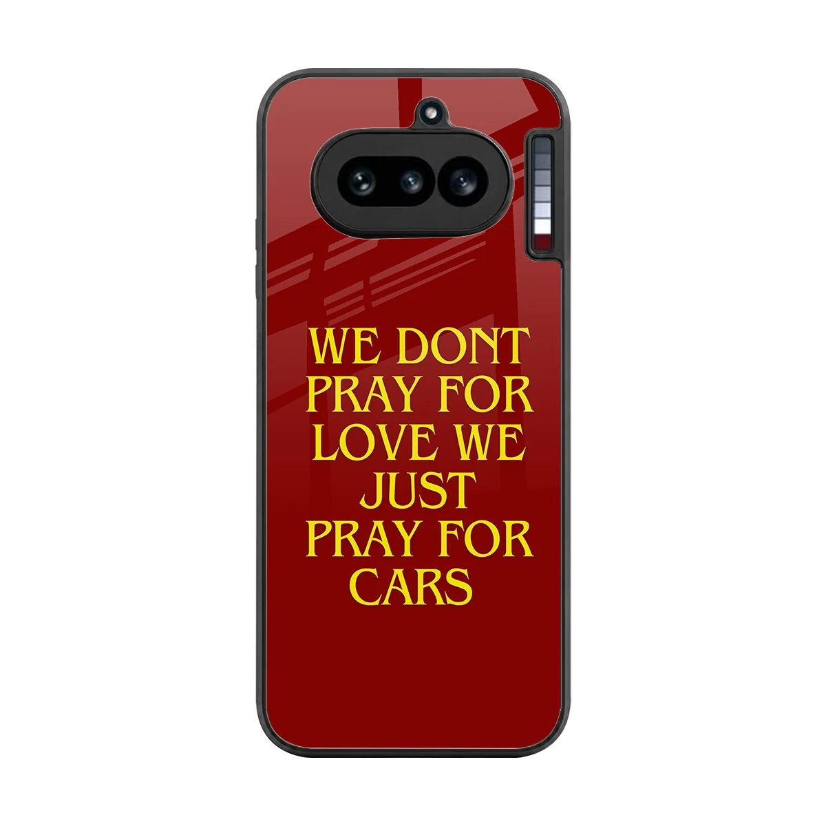 Pray For Cars back phone cover | glass case for nothing phone 4a