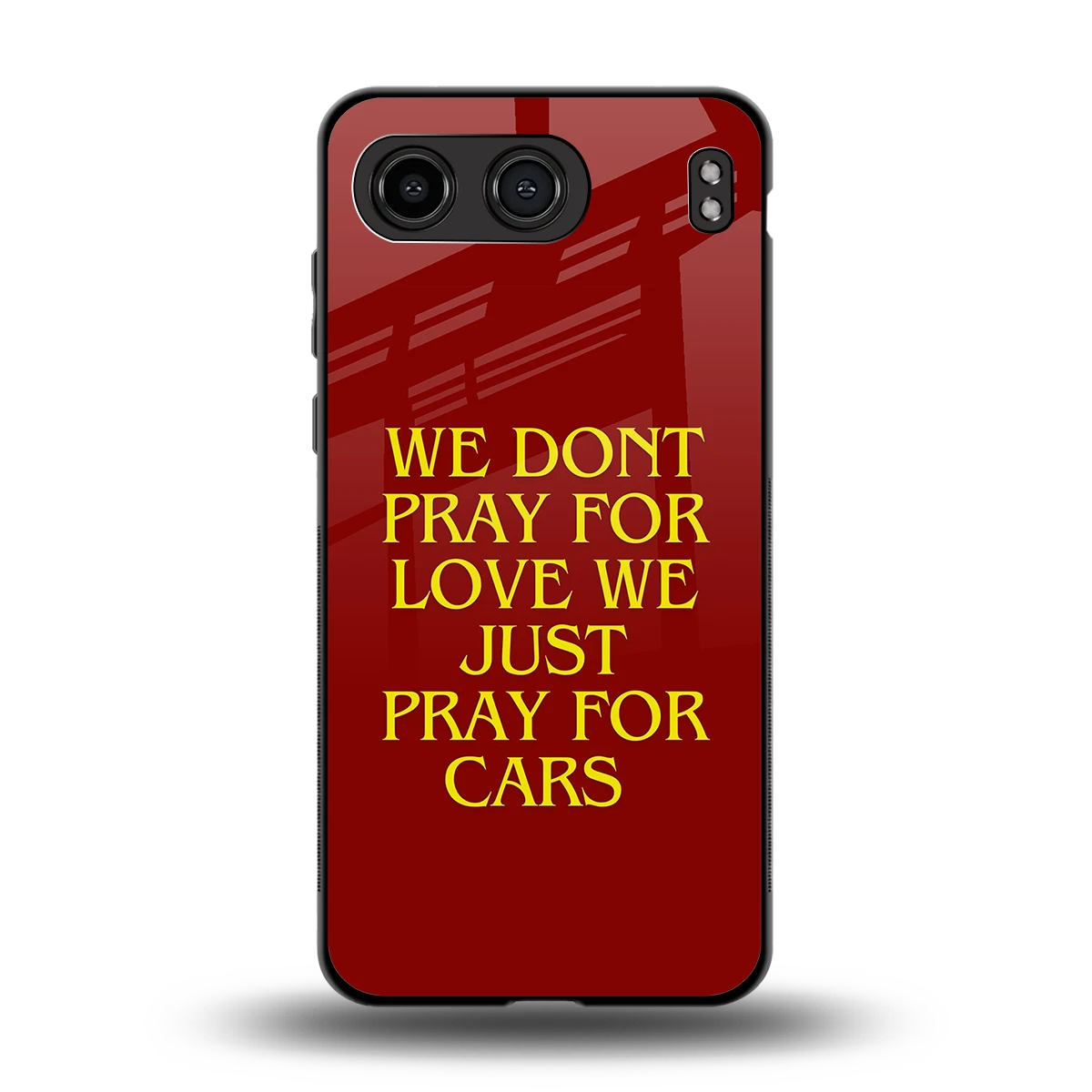 Pray For Cars back phone cover | glass case for oneplus nord 4