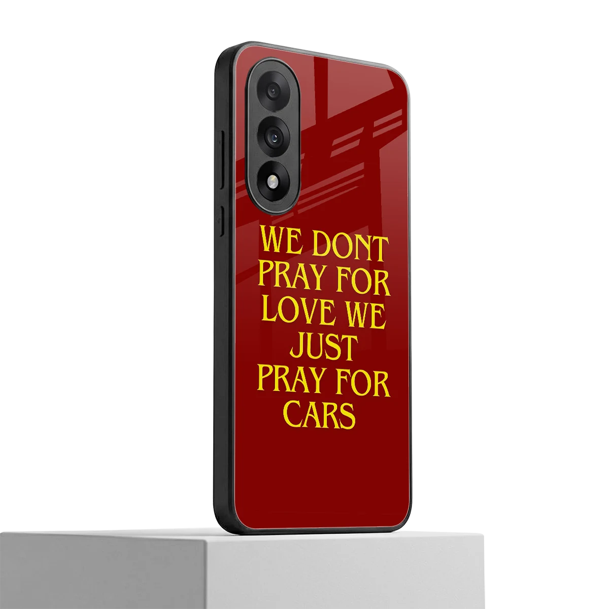 Pray For Cars oneplus nord 5 mobile cover | shockproof glass phone case