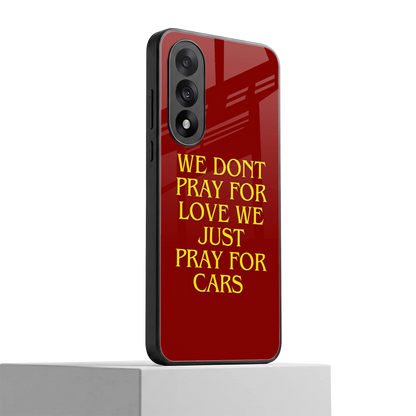 Pray For Cars oneplus nord 5 mobile cover | shockproof glass phone case