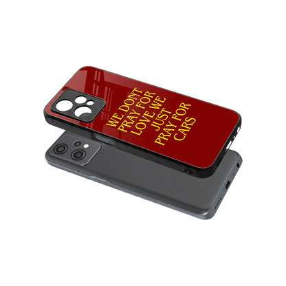 Pray For Cars sleek oneplus nord ce 2 lite cover with tempered glass back and TPU edges