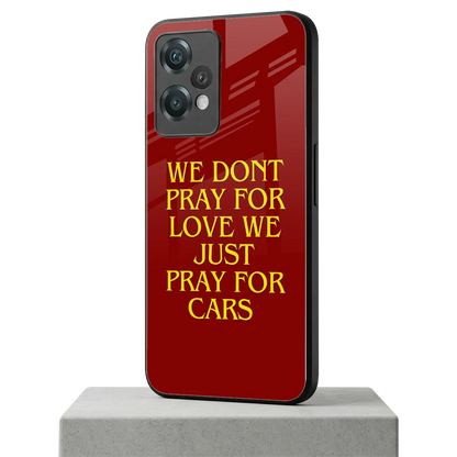Pray For Cars oneplus nord ce 2 lite mobile cover | shockproof glass phone case