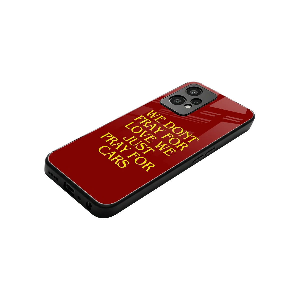 Pray For Cars stylish phone case for oneplus nord ce 2 lite | glossy glass and slim fit