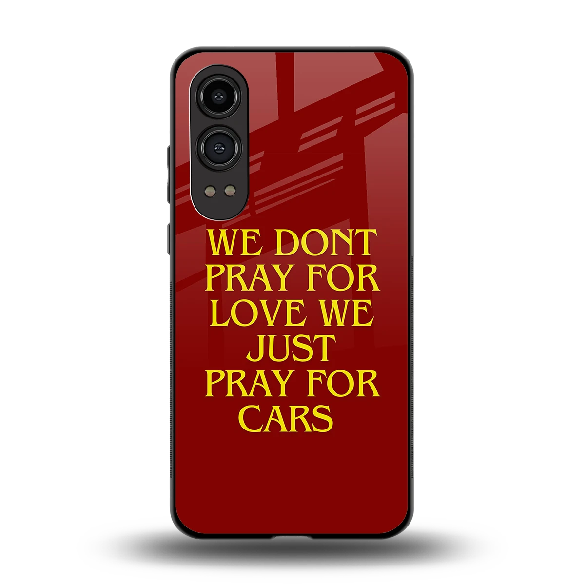Pray For Cars back phone cover | glass case for oneplus nord ce 4 lite