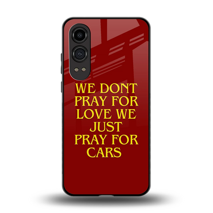 Pray For Cars back phone cover | glass case for oneplus nord ce 4 lite