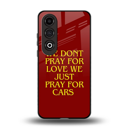 Pray For Cars back phone cover | glass case for oneplus nord ce 4