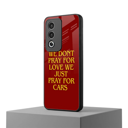 Pray For Cars oppo a3 pro mobile cover | shockproof glass phone case